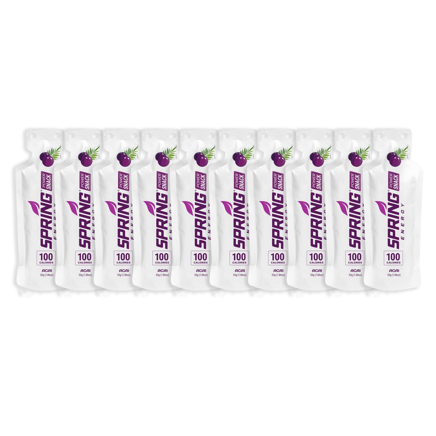 Snack Énergisant Açaï (Vegan) 100 Kcal - Un Gel Énergétique Léger Pour L'entraînement Quotidien