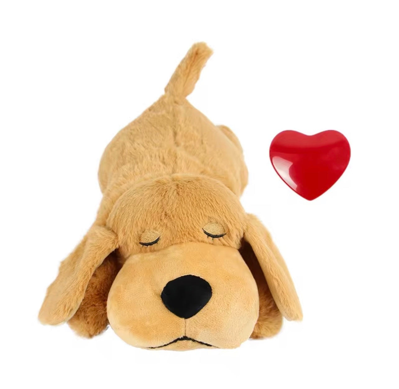 Plush Toy with Heartbeat Simulator