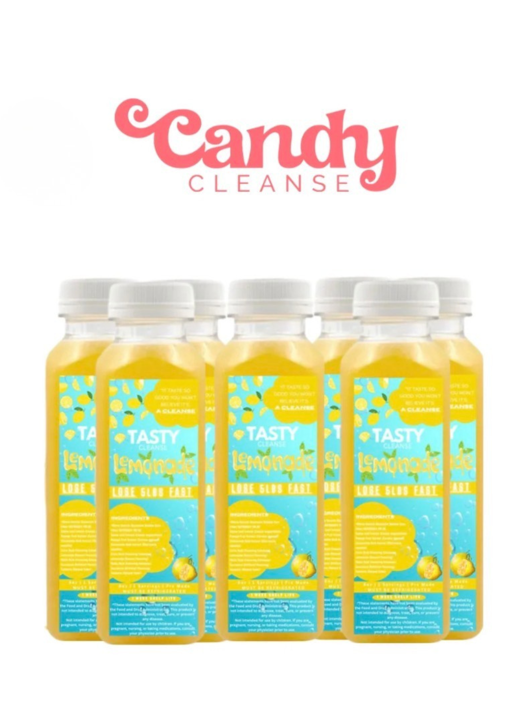 Candy Cleanse Lemonade – Té Adelgazante Desintoxicante de 14 Días | Bebida Refrescante para Perder Peso