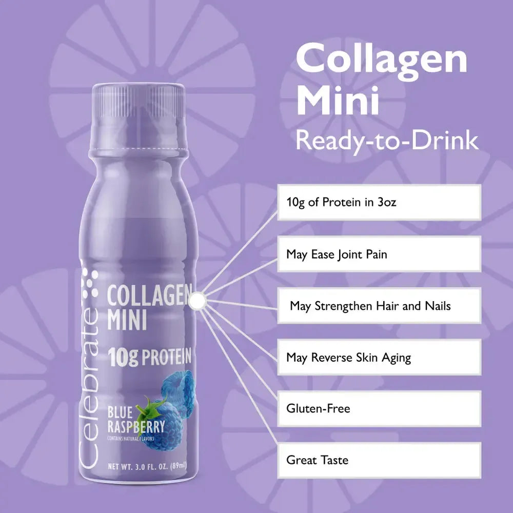 Collagen Mini Shots 10g de protéines - Célébrez