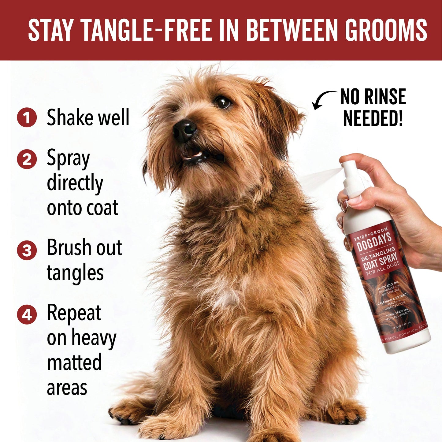 DOGDAYS Spray Desenredante sin Enjuague