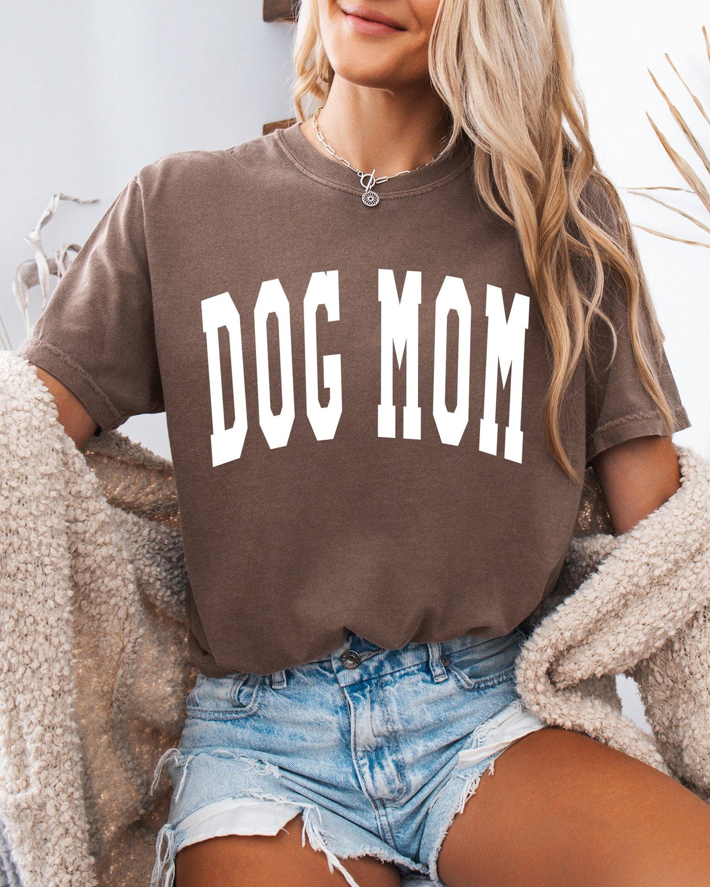 Dog Mom Comfort Colors Garment Dyed T Shirt