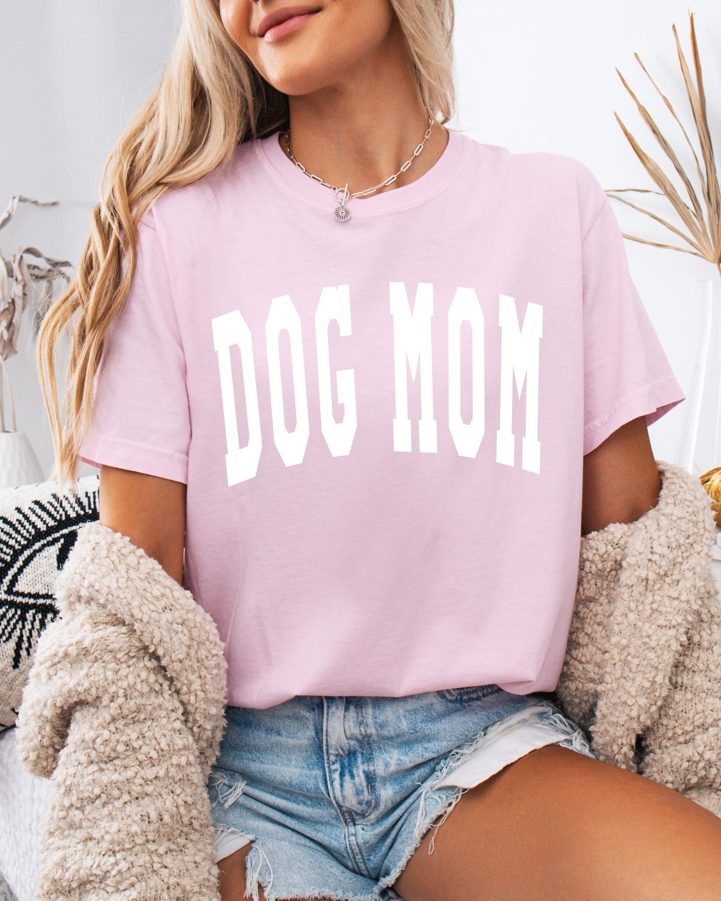 Dog Mom Comfort Colors Garment Dyed T Shirt