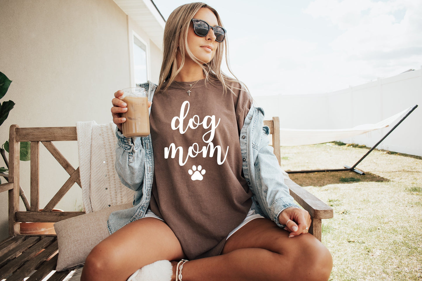T-shirt Dog Mom Comfort Colors (police Joshico)
