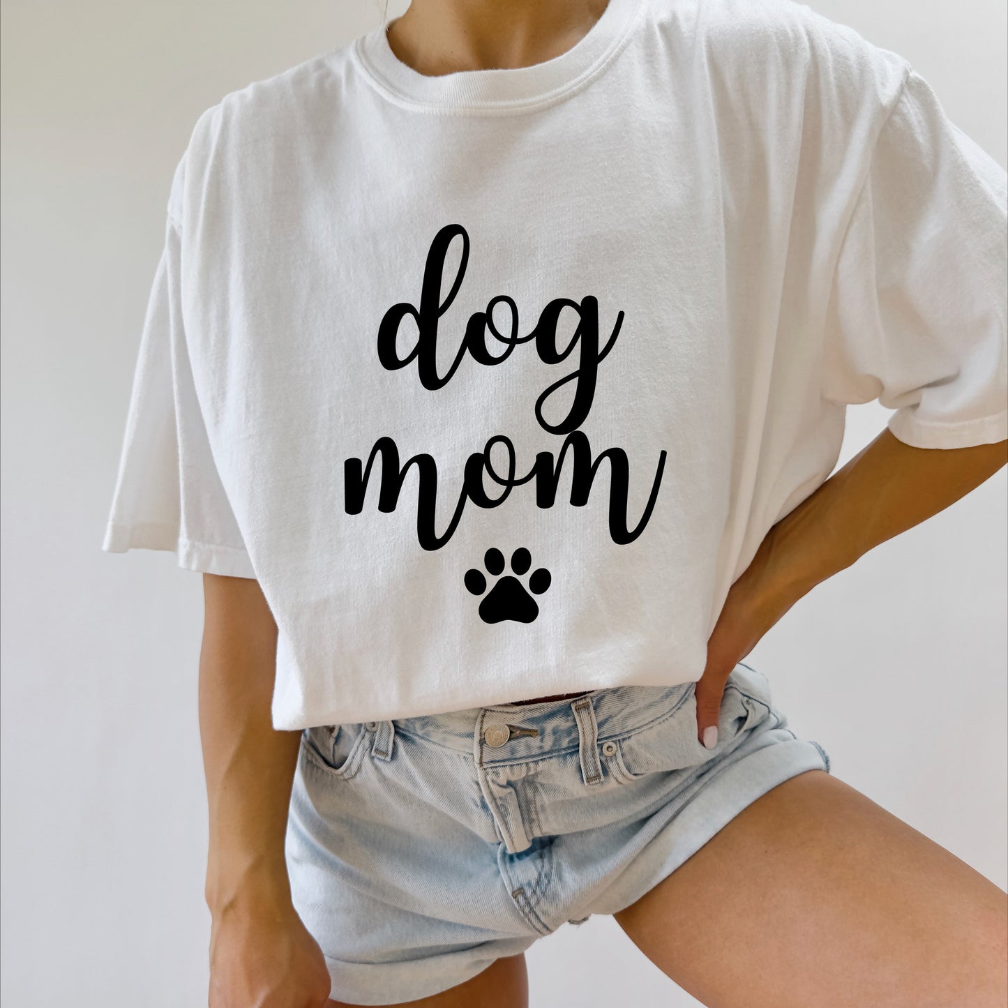 T-shirt Dog Mom Comfort Colors (police Joshico)