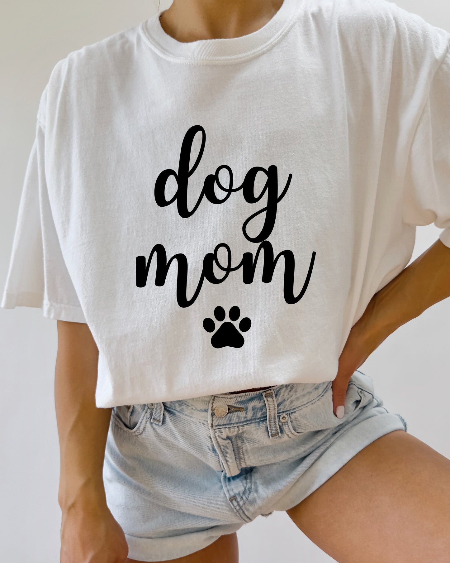 T-shirt Dog Mom Comfort Colors (police Joshico)