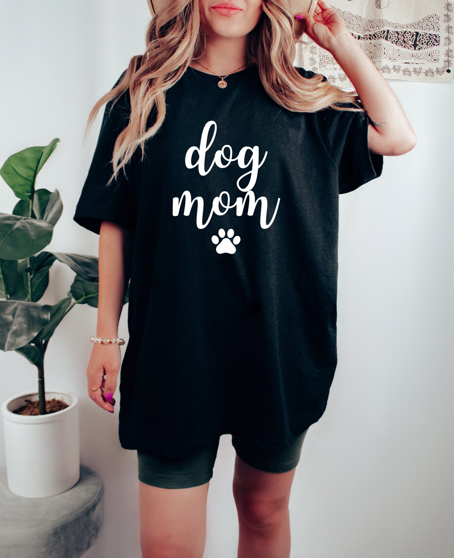T-shirt Dog Mom Comfort Colors (police Joshico)