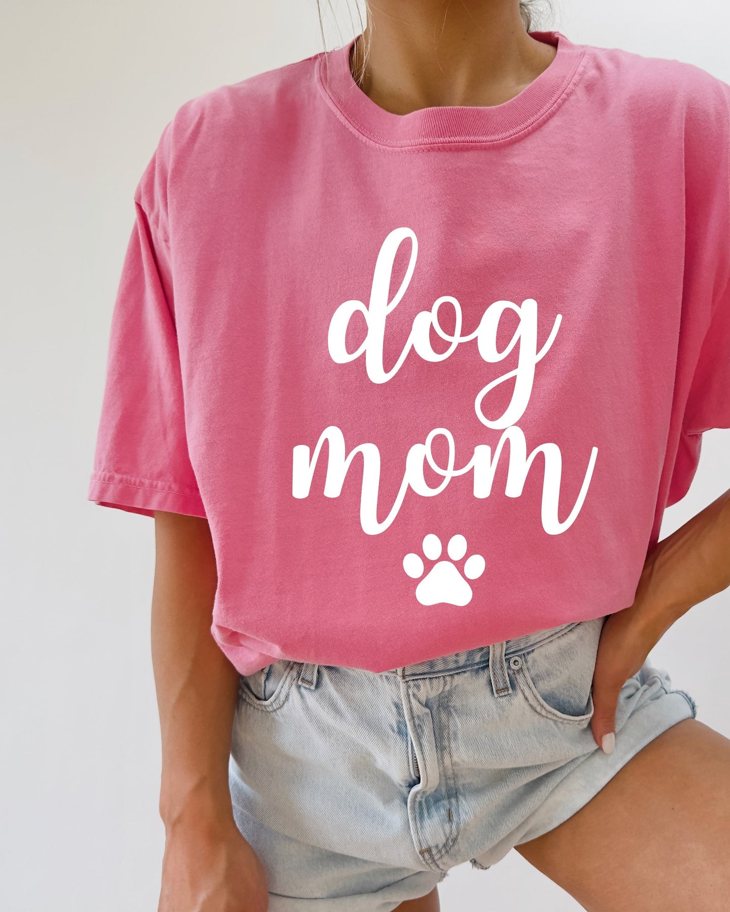 T-shirt Dog Mom Comfort Colors (police Joshico)