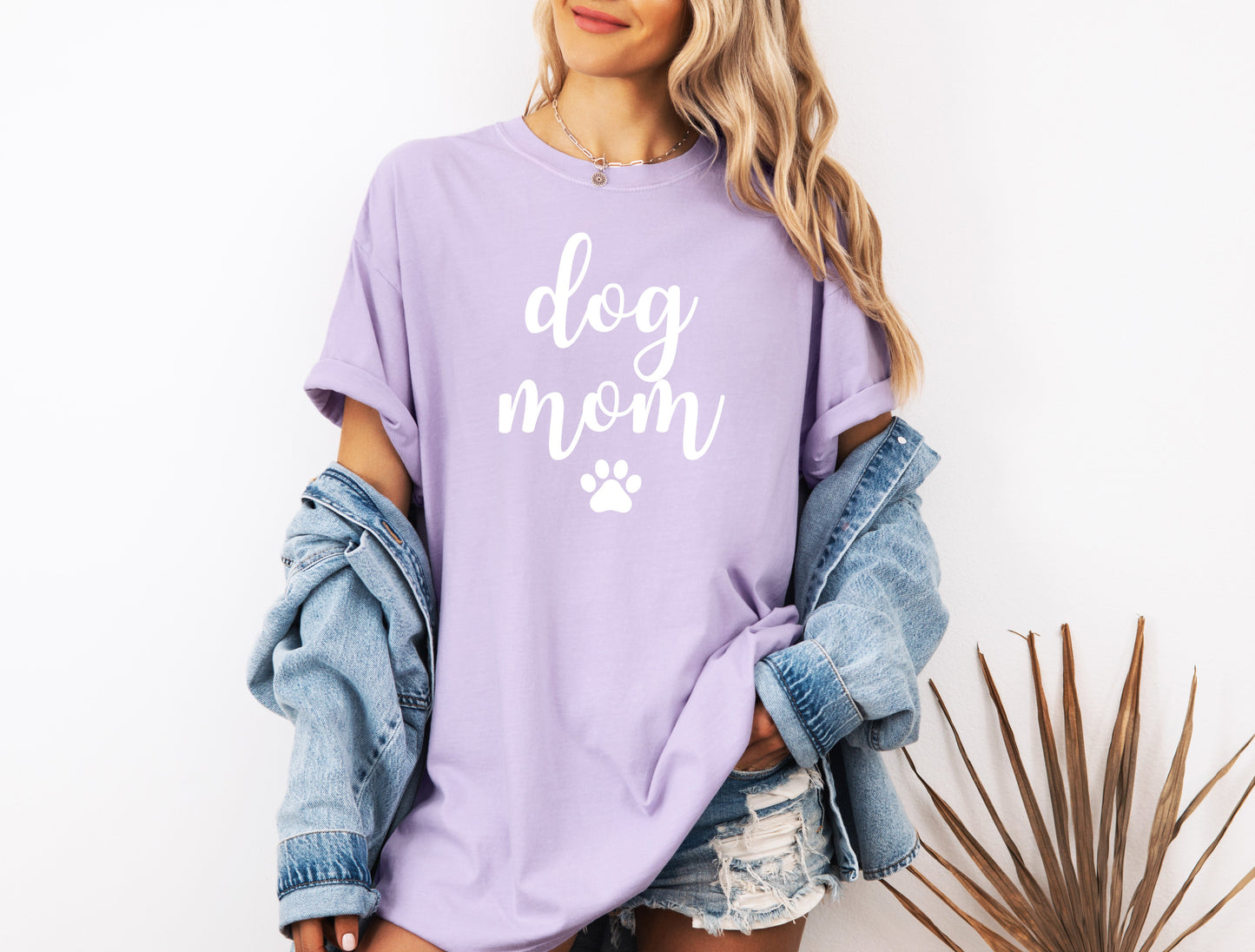 T-shirt Dog Mom Comfort Colors (police Joshico)