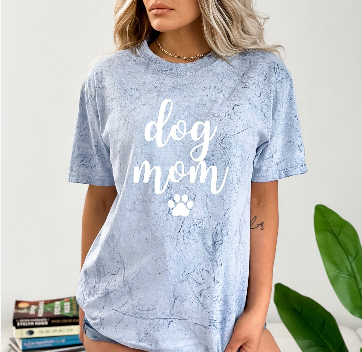 T-shirt Dog Mom Comfort Colors (police Joshico)