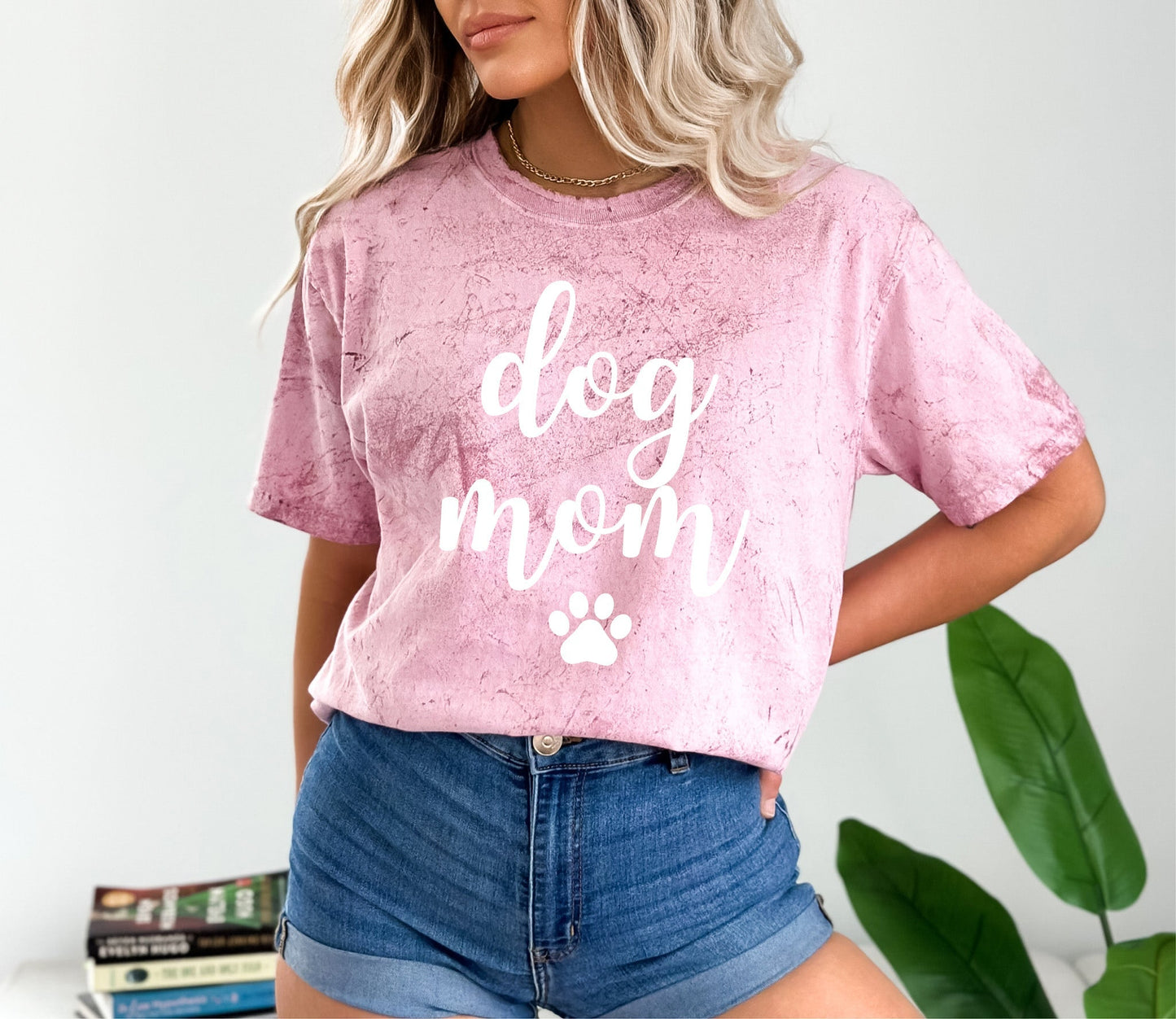 T-shirt Dog Mom Comfort Colors (police Joshico)