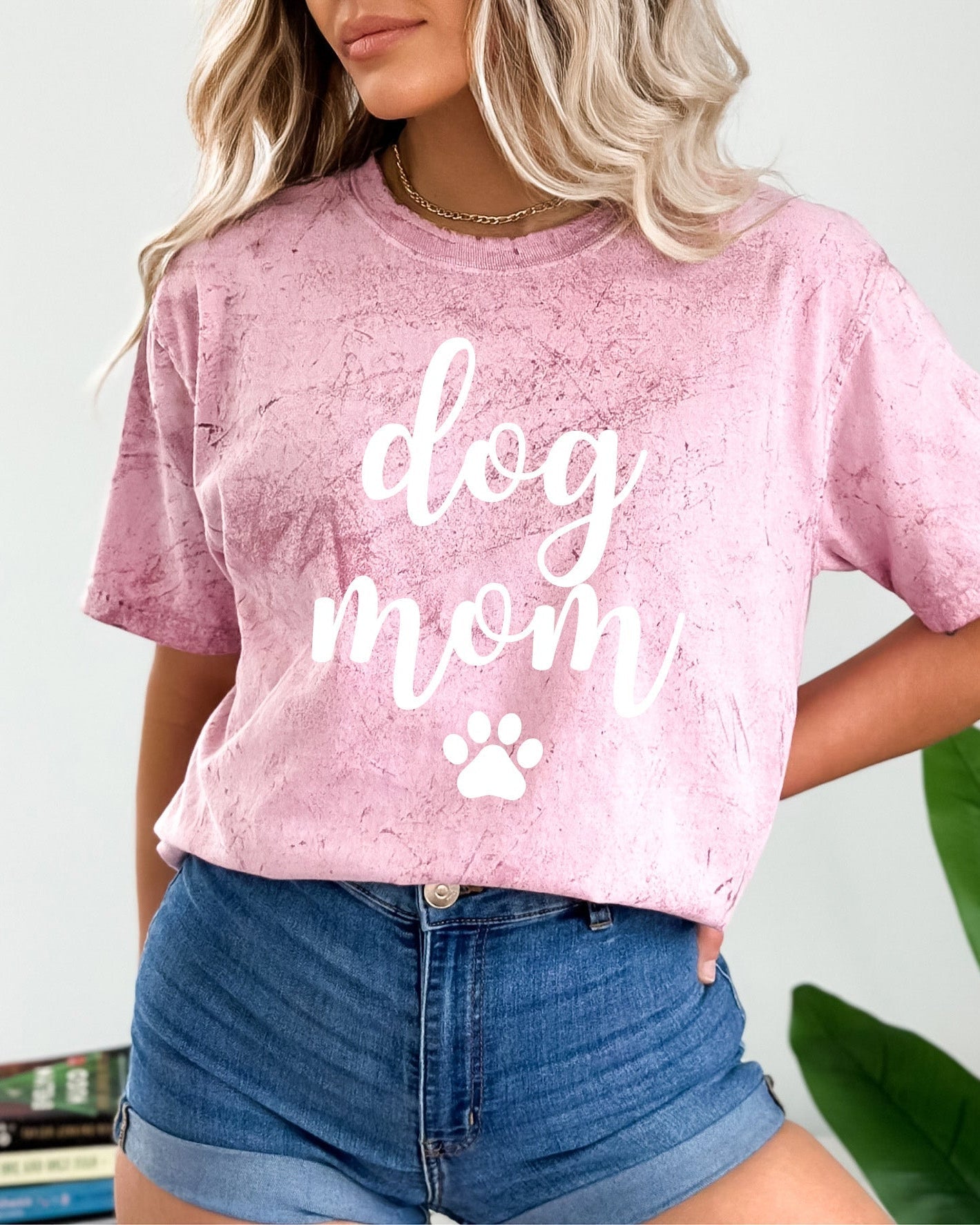T-shirt Dog Mom Comfort Colors (police Joshico)