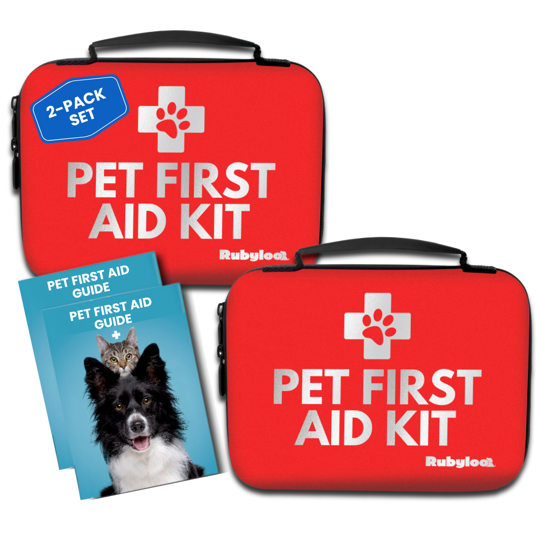 Trousse de premiers secours pour chiens et chats avec articles essentiels approuvés par les vétérinaires