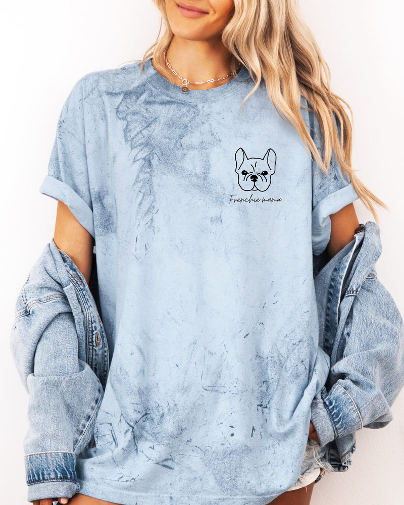 T-shirt Comfort Colors pour maman de bouledogue français
