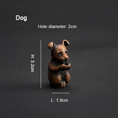 PINNY Soporte de incienso de metal del zodiaco chino | Mini base de incienso de 12 animales