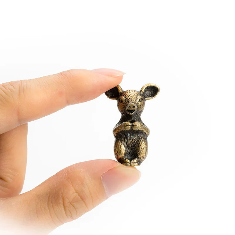 PINNY Soporte de incienso de metal del zodiaco chino | Mini base de incienso de 12 animales