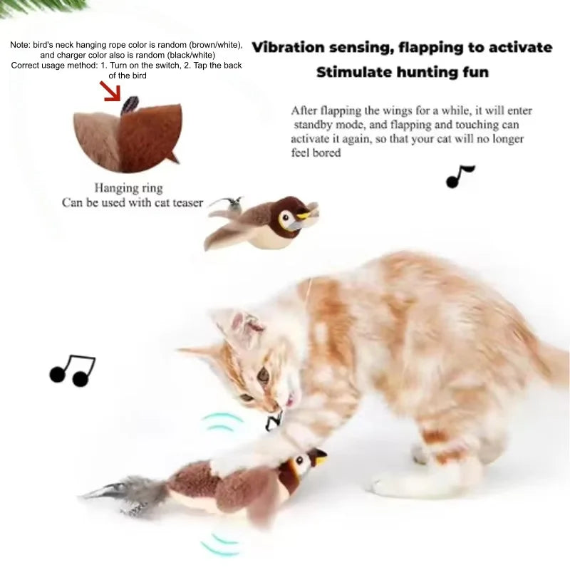 Chirpy Bird Cat Toy