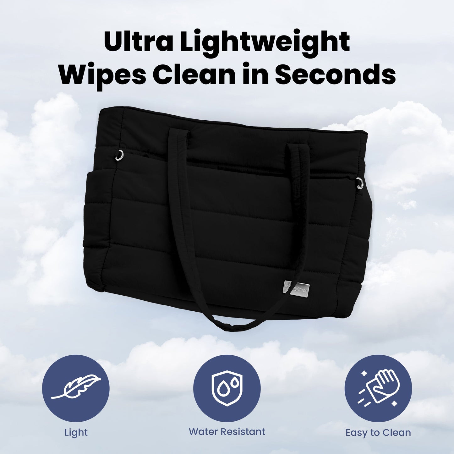 Bolsa de viaje Puffer Dog para mamás perrunas