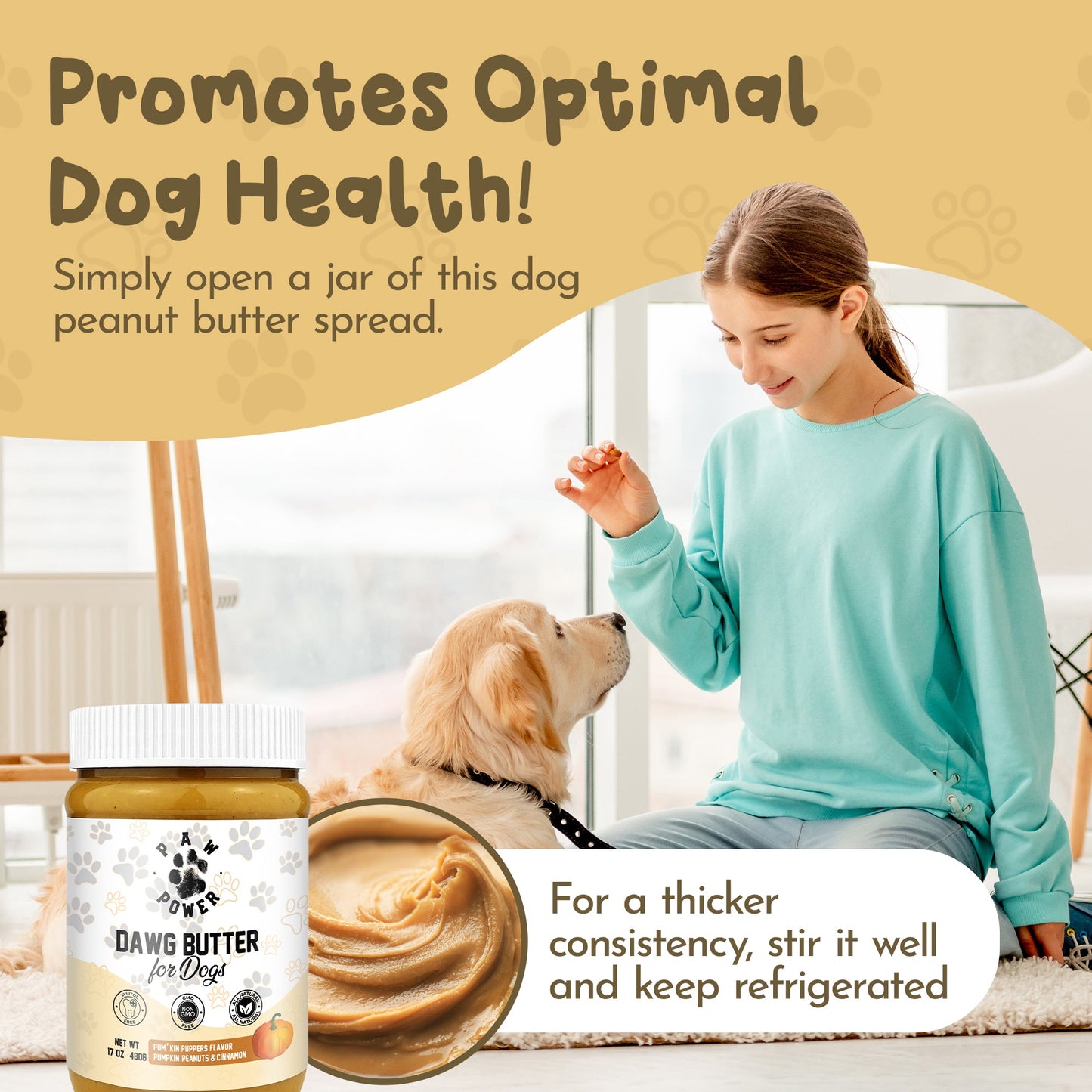 Sabor Mantequilla de Calabaza para Perritos