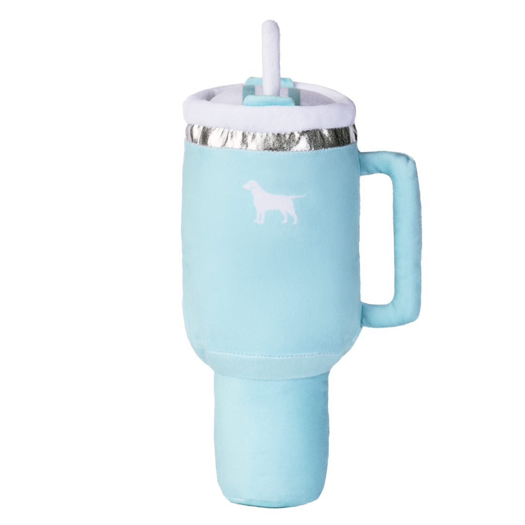 PUPROAR Pup Cup Juguete para perros | Lindo vaso de peluche con chirrido para perros