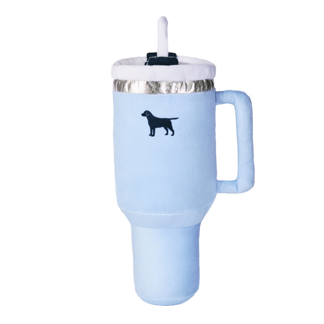 PUPROAR Pup Cup Juguete para perros | Lindo vaso de peluche con chirrido para perros