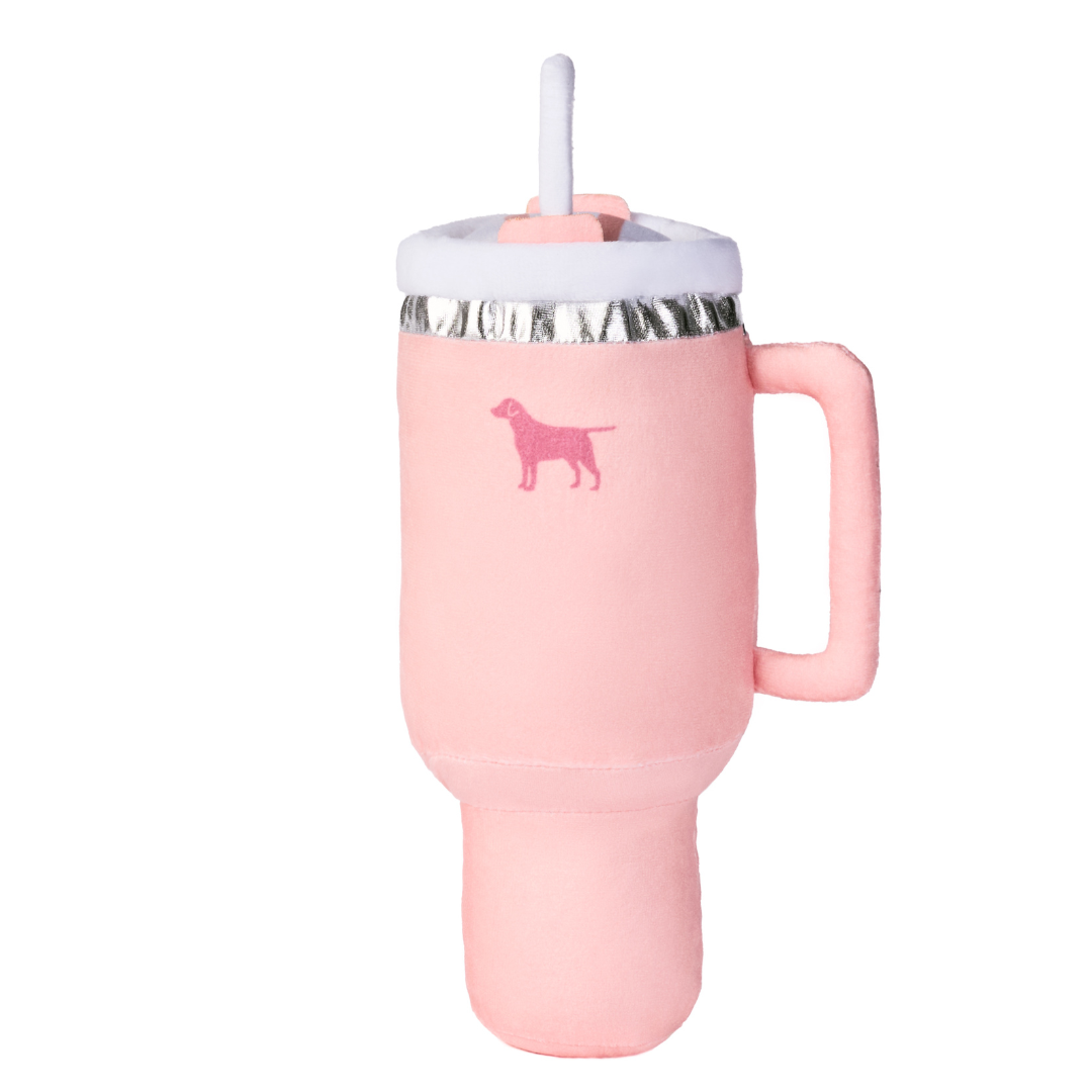 PUPROAR Pup Cup Juguete para perros | Lindo vaso de peluche con chirrido para perros