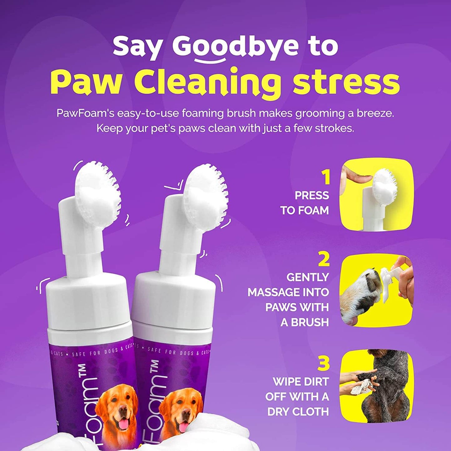 Espuma para Patas de Perro - La PawFoam™ Original