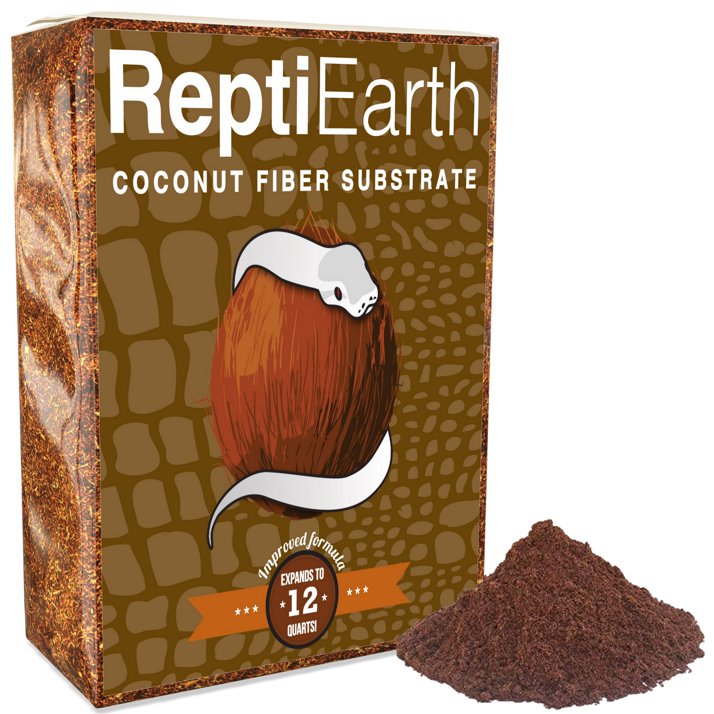 ReptiEarth Mezcla Fina de Fibra de Coco; Lista para Usar