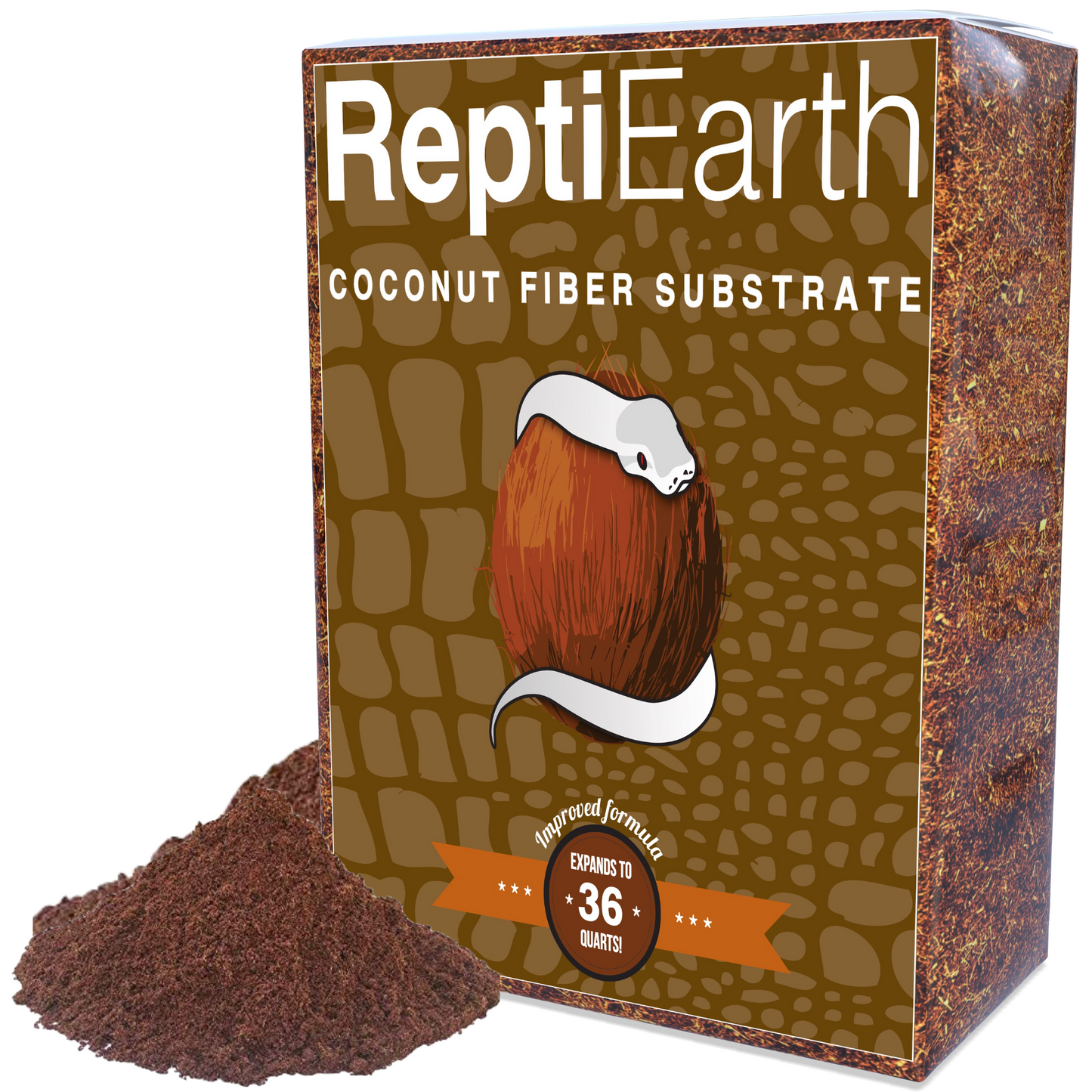 ReptiEarth Mezcla Fina de Fibra de Coco; Lista para Usar