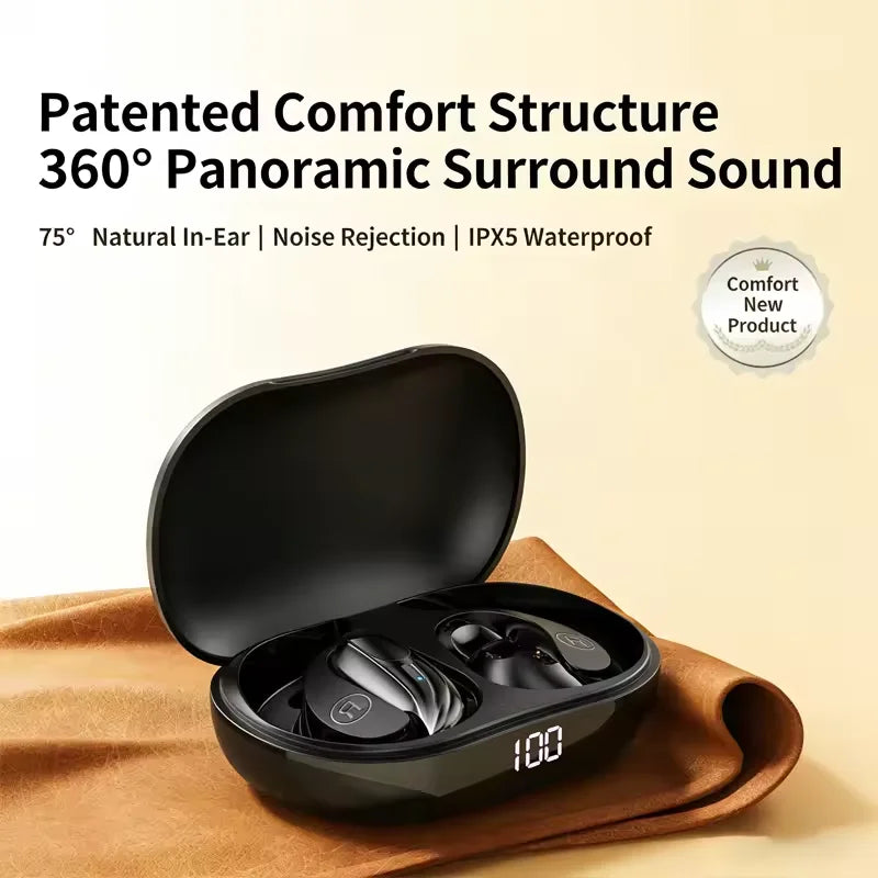 Wireless Bluetooth 5.3 Earbuds LED Display Sports Earhook Headphones Deep Bass HiFi Stereo Noise Cancelling Runing Earphones