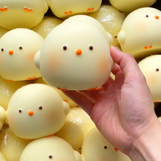 Jouet à presser poulet mignon | Anti-stress et sensoriel pour l'anxiété et le TDAH à montée lente