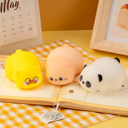 Balles anti-stress animaux extensibles | Jouet sensoriel souple pour enfants et adultes