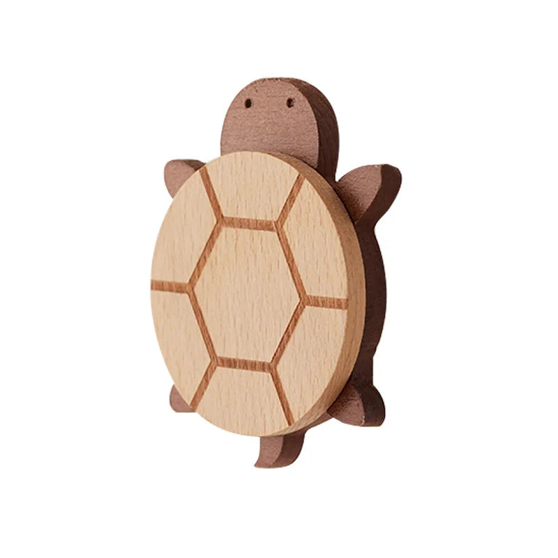 Wooden Animal Hook | Cute Wall Mounted Coat and Key Holder