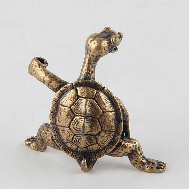Mini Metal Turtle Incense Holder | Cute Animal Sandalwood Stick Burner for Home Decor