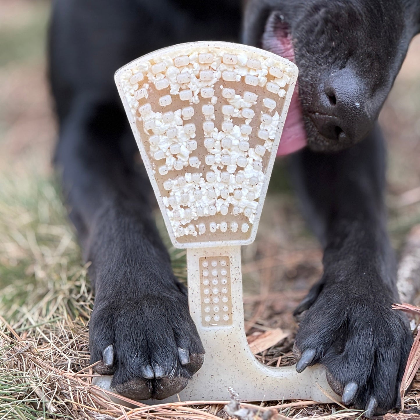 Waffle Tower Nylon Chew & Enrichment Toy | 2-in-1 for Aggressive Chewers | SodaPup