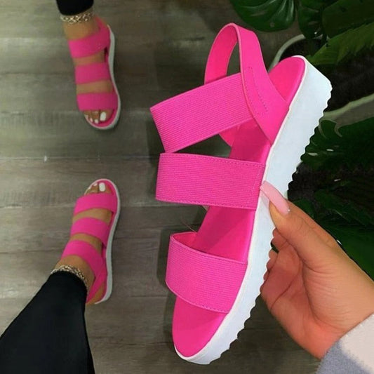 Chaussures Femmes Sandales Sexy Chaussures de marche décontractées pour femmes Chaussures sans lacets pour femmes