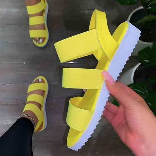 Chaussures Femmes Sandales Sexy Chaussures de marche décontractées pour femmes Chaussures sans lacets pour femmes