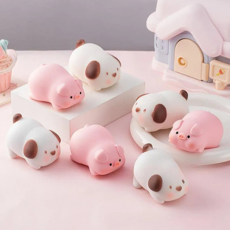 Bolas antiestrés de animales elásticas | Juguete sensorial blando para niños y adultos