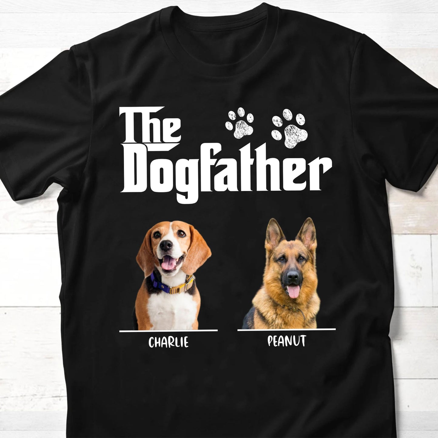 La camisa personalizada con foto para papá perruno "The Dog Father" C650