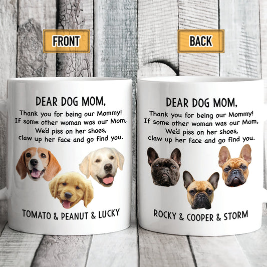 Merci D'être Mon Papa Maman Mug Personnalisé avec Photo Chien Chat Animal C600