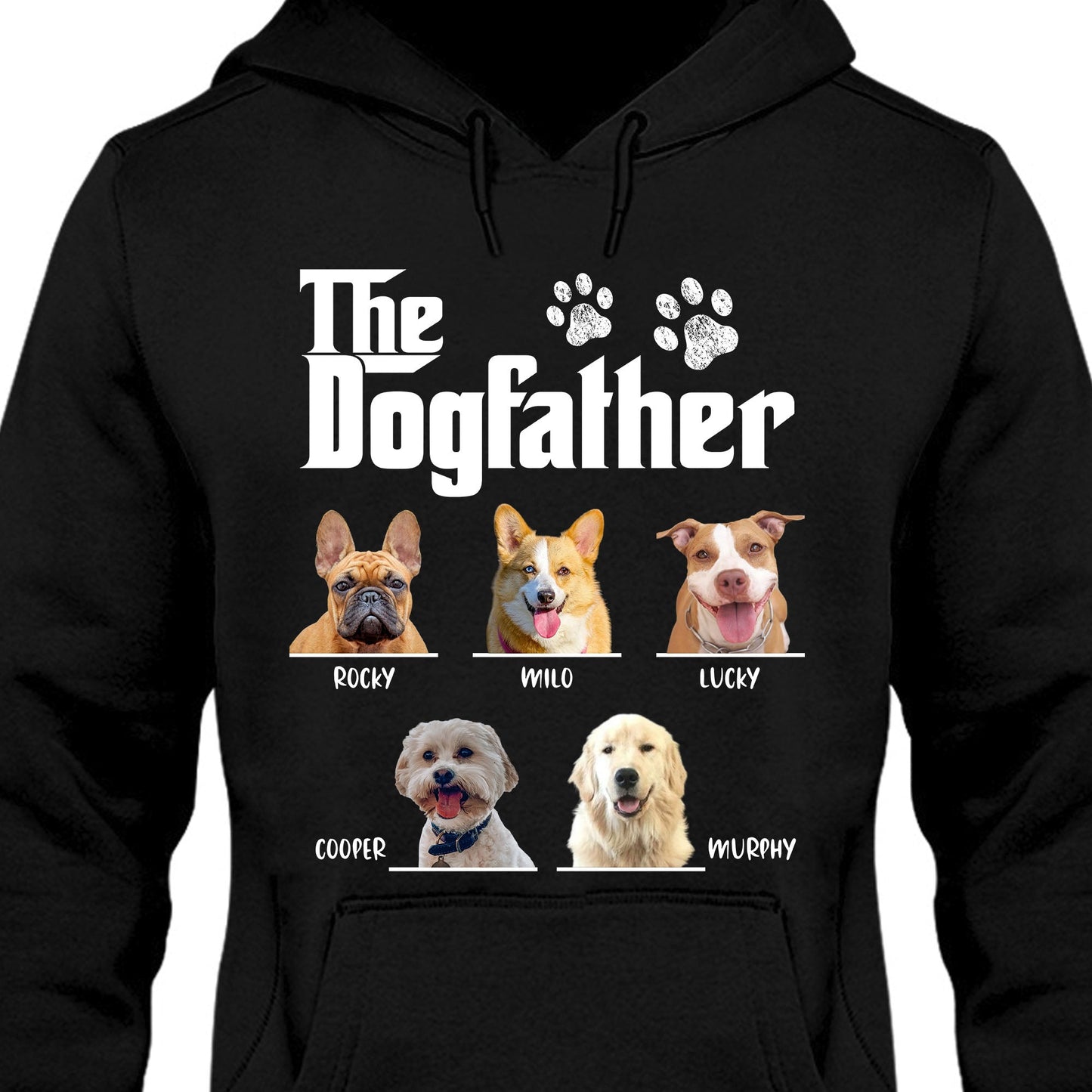 La camisa personalizada con foto para papá perruno "The Dog Father" C650