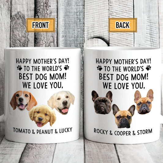 Pour le meilleur papa à fourrure du monde, tasse personnalisée avec photo pour chien, chat ou autre animal C569