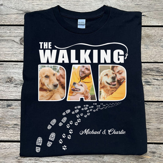 T-shirt Personnalisé pour Chien La Maman Papa Marcheur Photo Personnalisée C671
