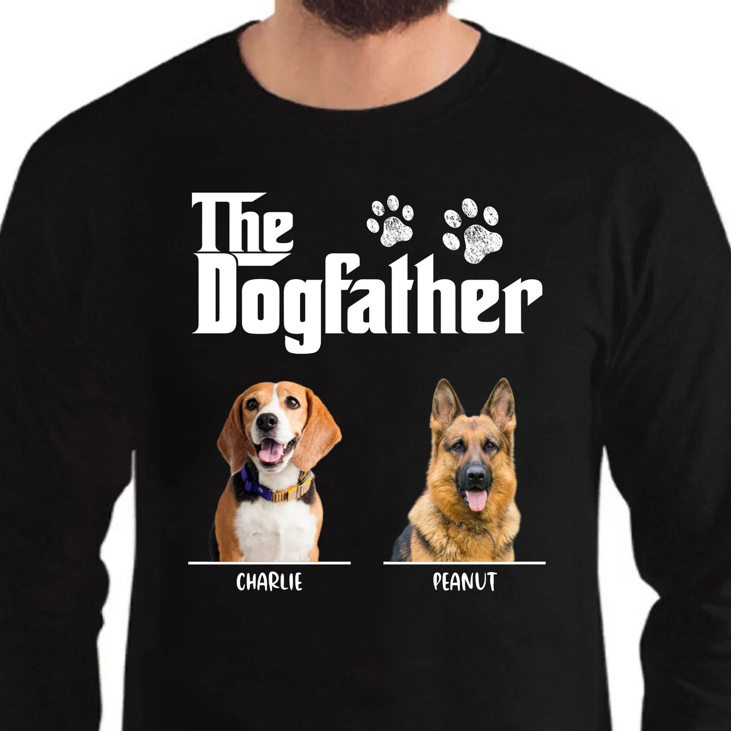La camisa personalizada con foto para papá perruno "The Dog Father" C650