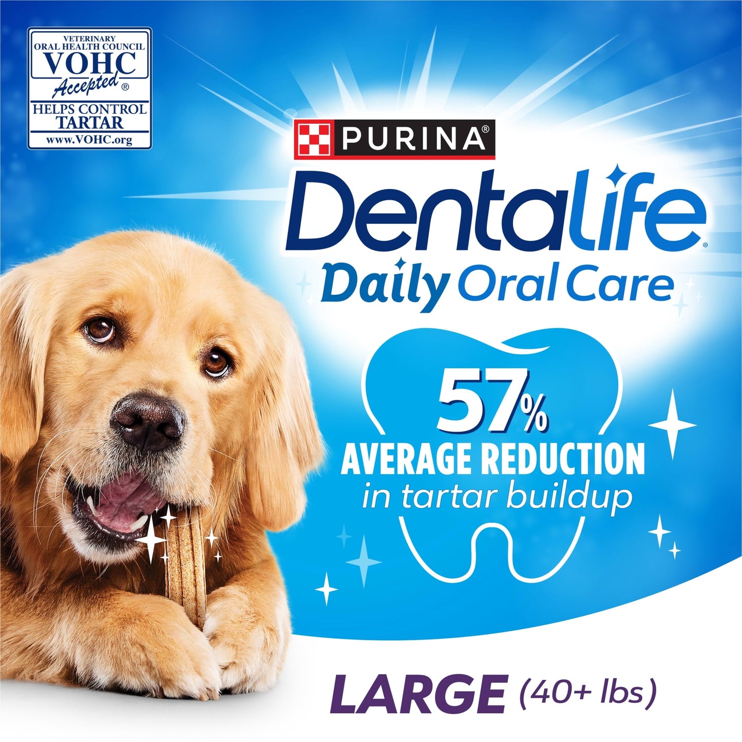 Purina Daily Oral Care Premios Dentales Grandes para Perro con Pollo