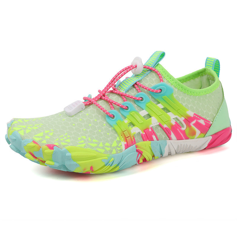 Zapatillas de running todoterreno para hombre, ligeras, de ejercicio, calzado descalzo disperso, antideslizantes para caminar al aire libre