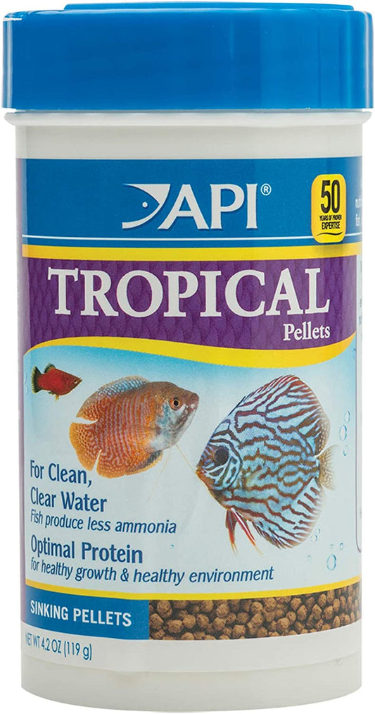 TROPICAL PELLETS Granulés coulants pour poissons 119 g, Moyens (823B)