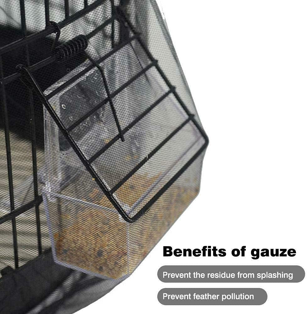 Receptor de semillas universal para jaulas de pájaros