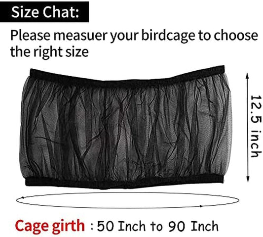 Pare-graines universel pour cage à oiseaux