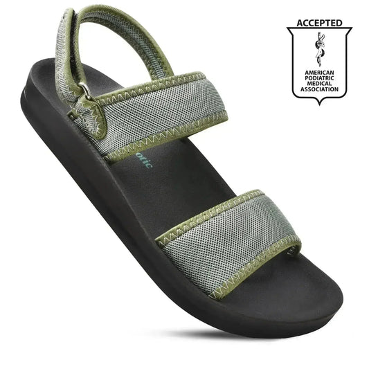 Sandales de marche Aerothotic Alaska confortables à bride arrière pour femme